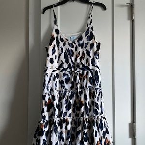 Flowly animal print baby doll dress by She+sky